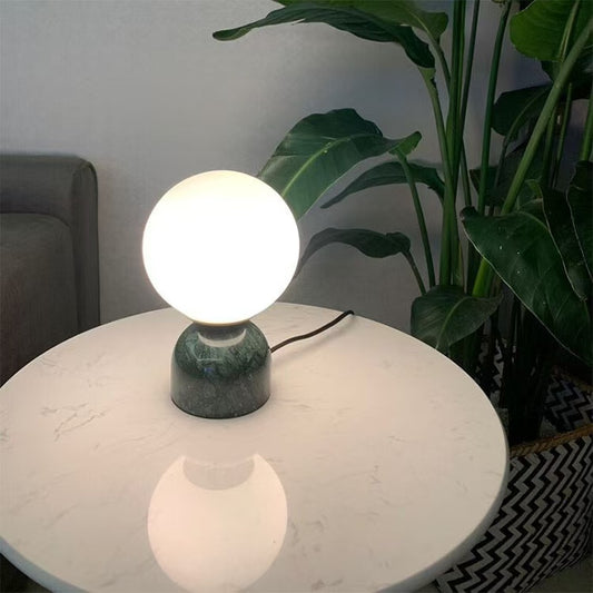 EMERALD GREEN MARBLE LAMP
